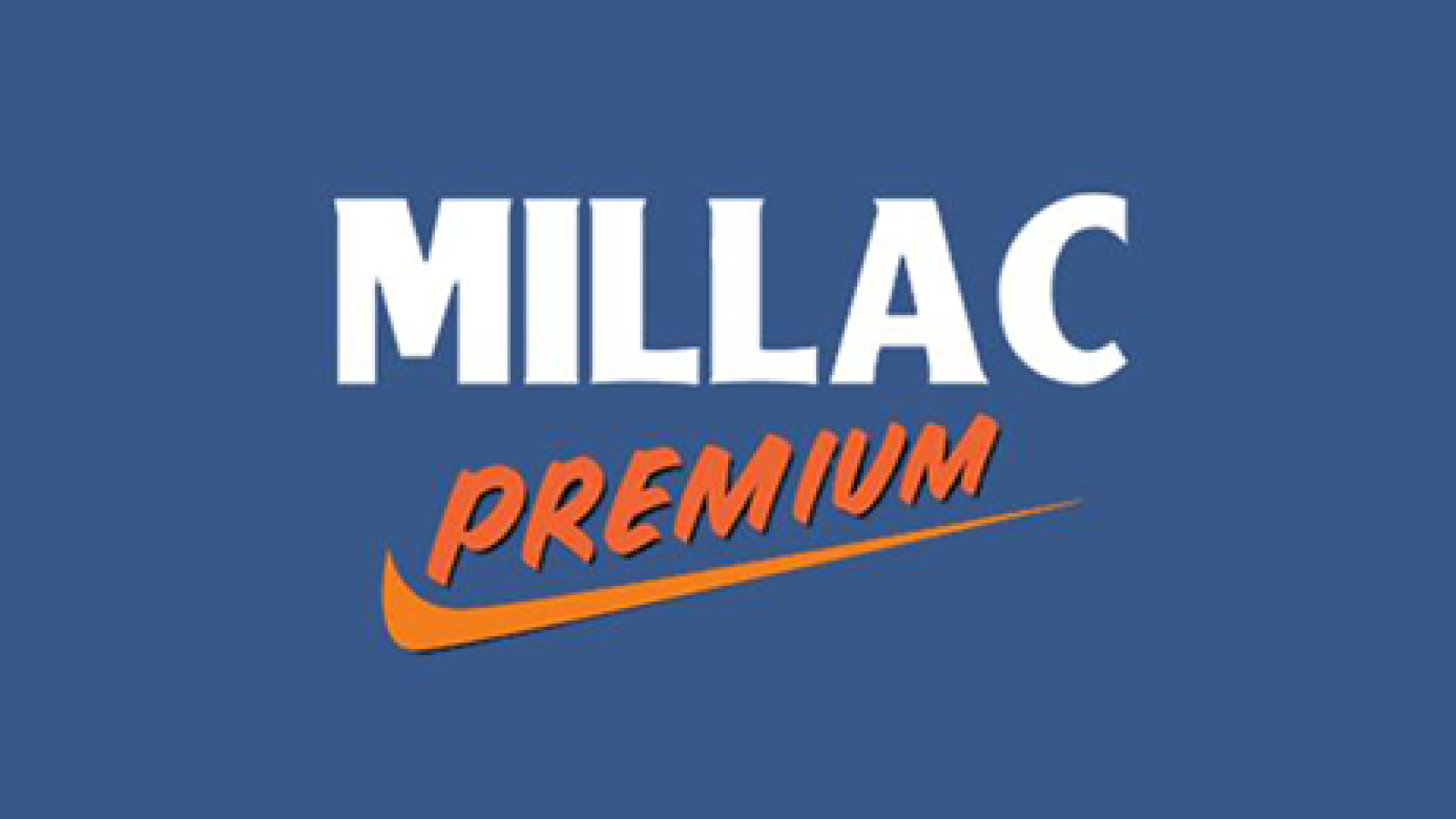 millac premium blue banner with logo